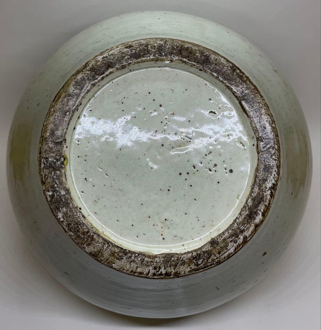 李朝　韓国美術　染付　壺　　　　　T.y312