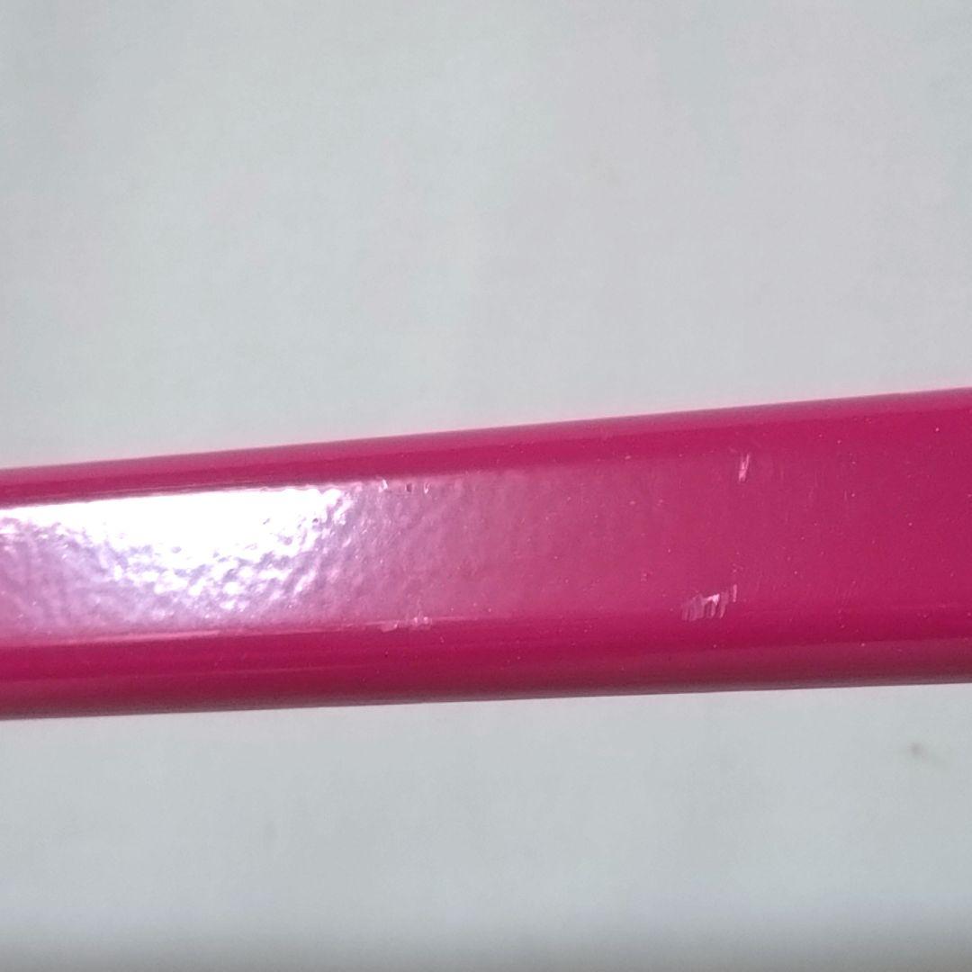 美品　レトロポップ　ガラステーブル　ピンク　センターテーブル　ローテーブル