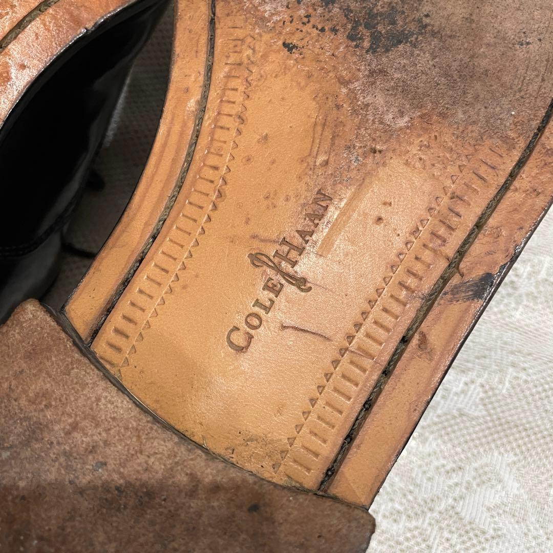 ✨希少✨コールハーン ストレートチップ ブラック10D 約27.5cm