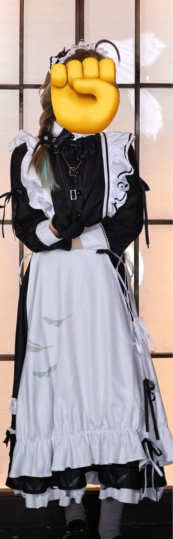 叶 メイド服 コスプレ