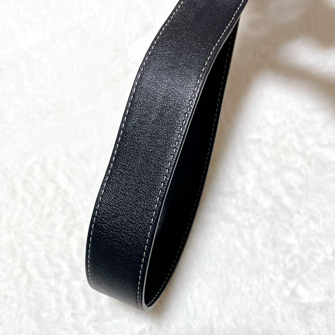 【美品】COACH コーチ ショルダーバッグ レザー ブラック