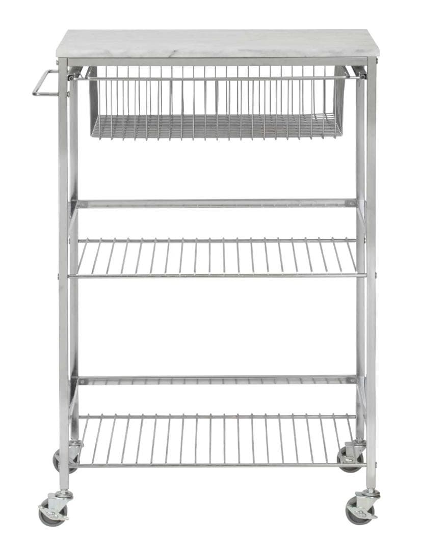 アスプルンド マーブルトップトローリーL 天然大理石 キッチンワゴン