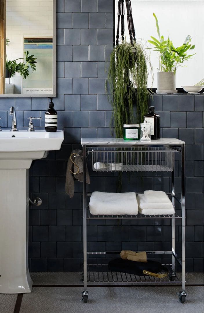 アスプルンド マーブルトップトローリーL 天然大理石 キッチンワゴン