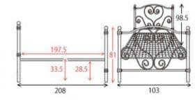要問い合せ♥️癒しの姫ベッド♥️アイアン　ベッド　白　黒　シングル　セミダブル