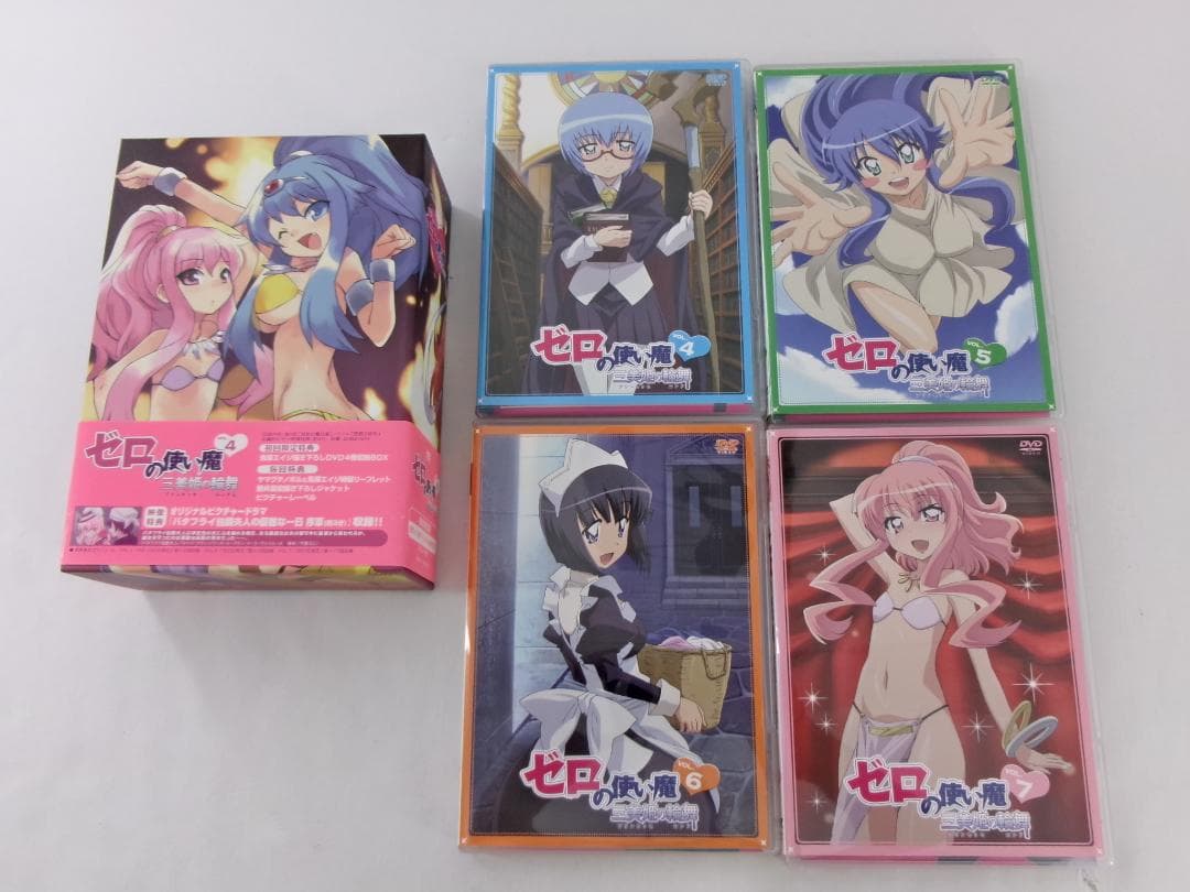 05▢ゼロの使い魔 DVD 1期＋2期＋3期セット BOX付き NS0714-4