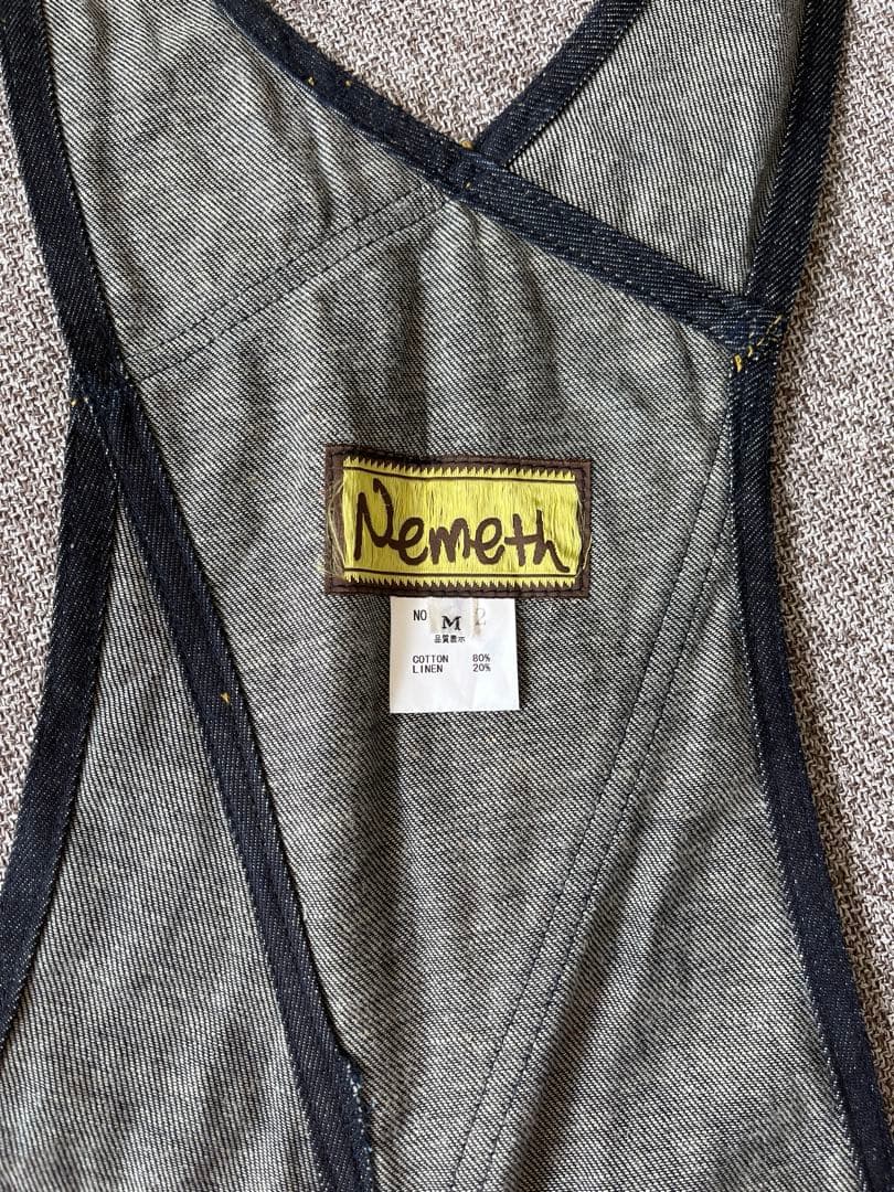 NEMETH ネメス デニム オーバーオール サルエル ワイドシルエット