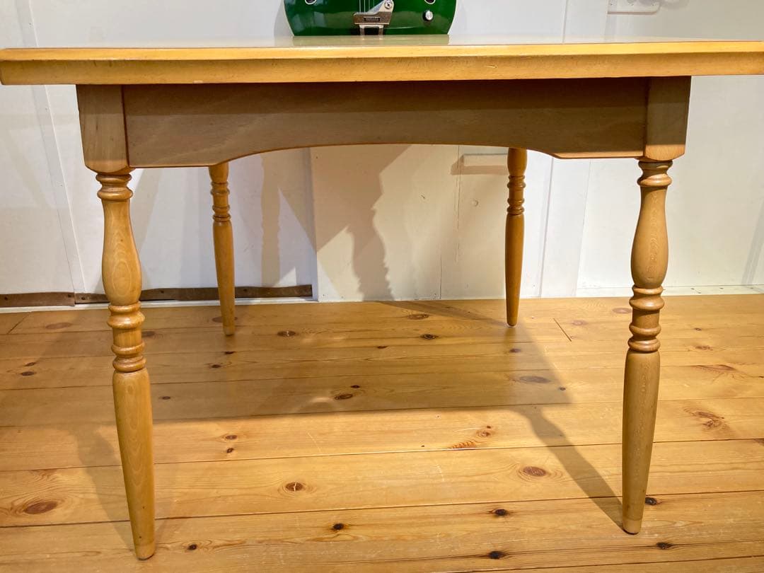 希少 太平 正方形 ナチュラルダイニングテーブル ビンテージ レトロ 昭和 飛騨