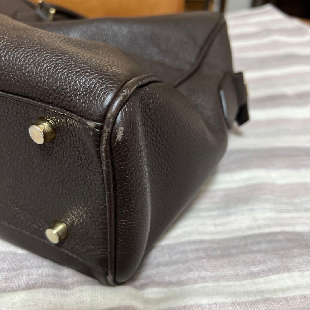 Cisei（シセイ/チセイ）シュリンクレザーブリーフバッグ