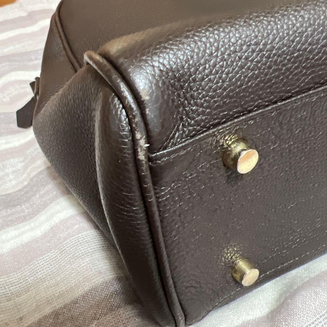 Cisei（シセイ/チセイ）シュリンクレザーブリーフバッグ