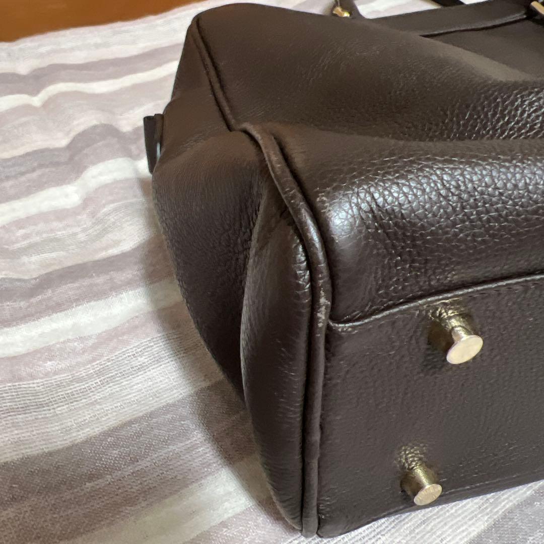 Cisei（シセイ/チセイ）シュリンクレザーブリーフバッグ