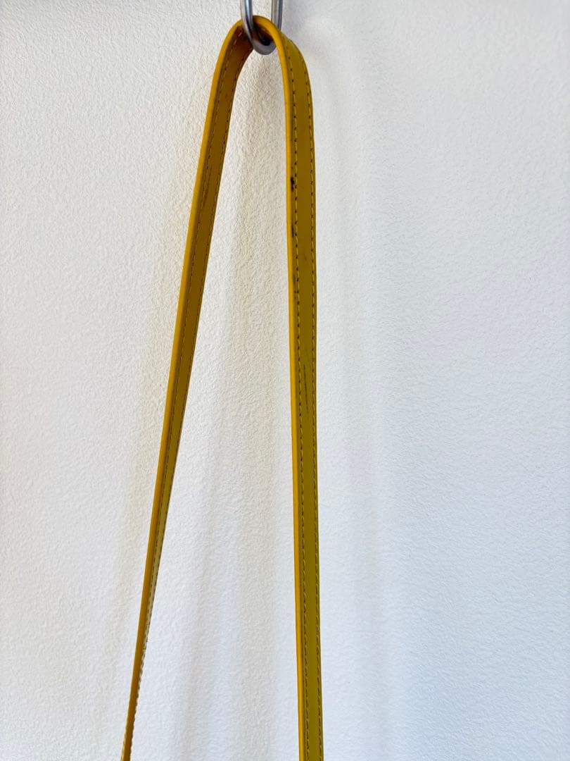 林檎⭐︎ストロー レザー バッグ　マルニ　ショルダーバッグ　カゴバック