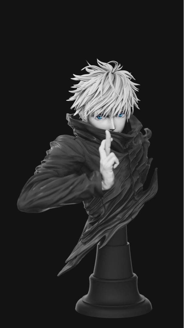 ☆ラス1 極上 新作 五条 LED 紫 フィギュア 呪術廻戦 ガレージキット