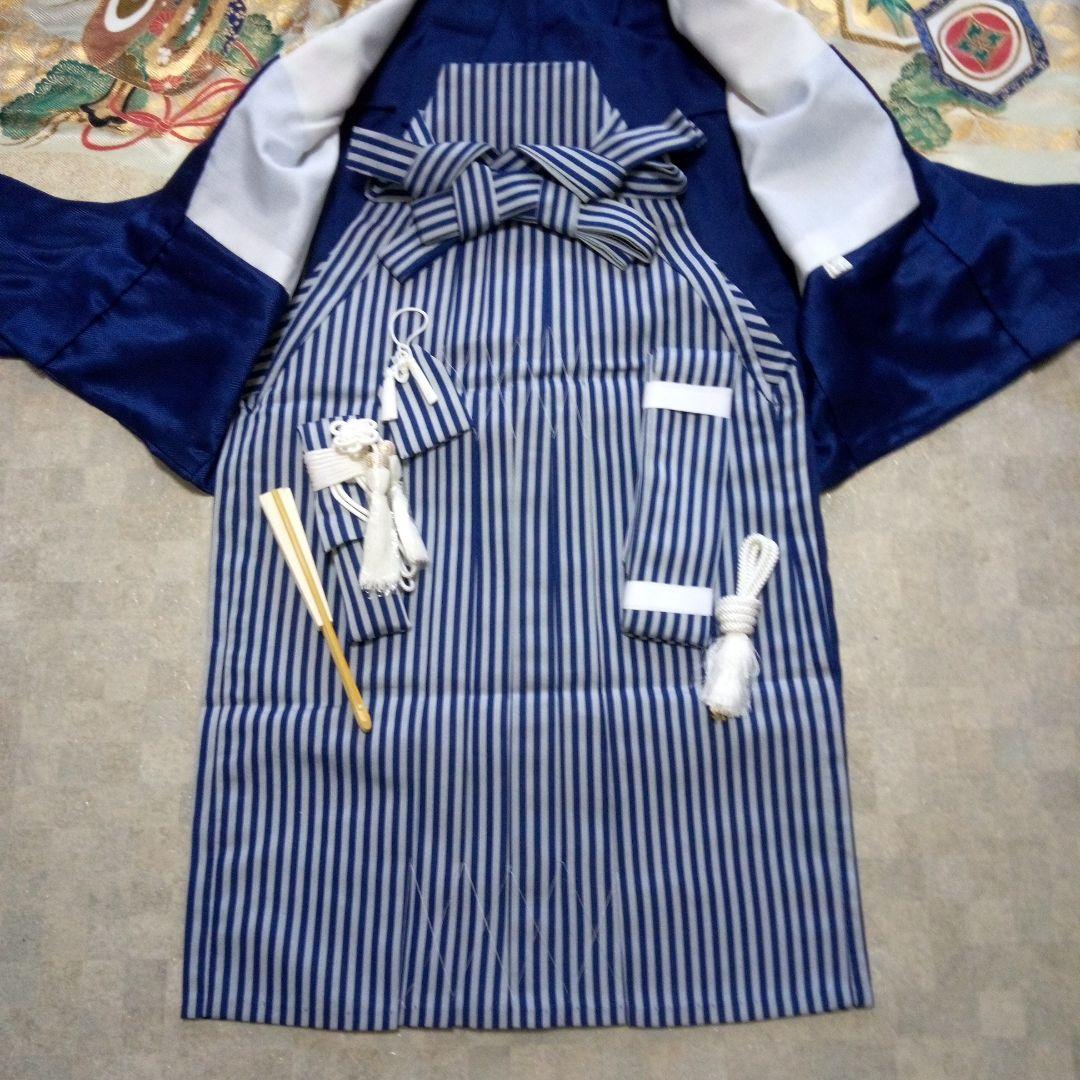 美品【七五三5歳用】羽織、着物と新品袴セット