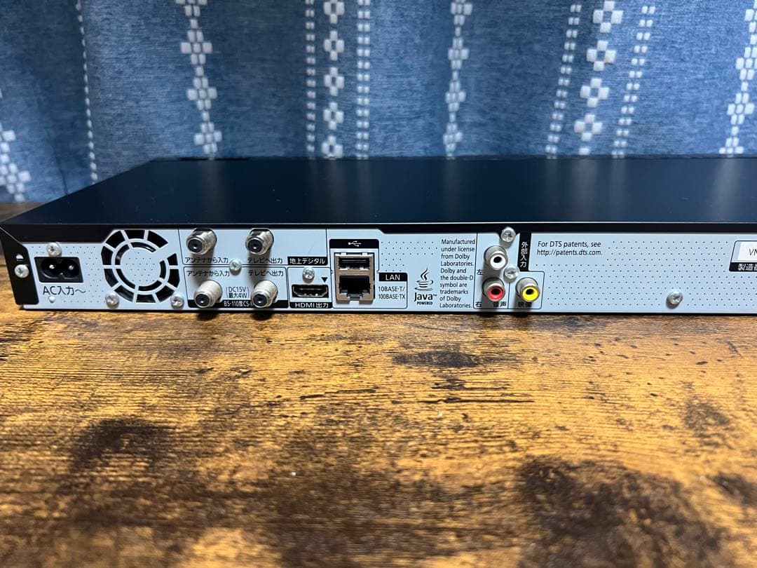 【良品】パナソニック ブルーレイレコーダー DMR-BRW500