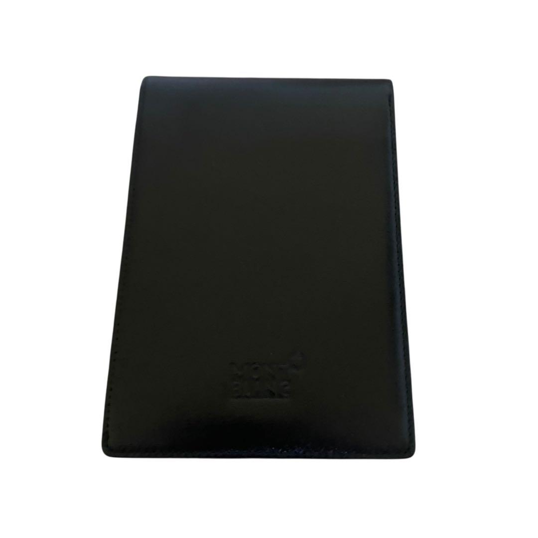 未使用　モンブラン メモ帳 札入れ カードホルダー付 ポケットサイズ 高級