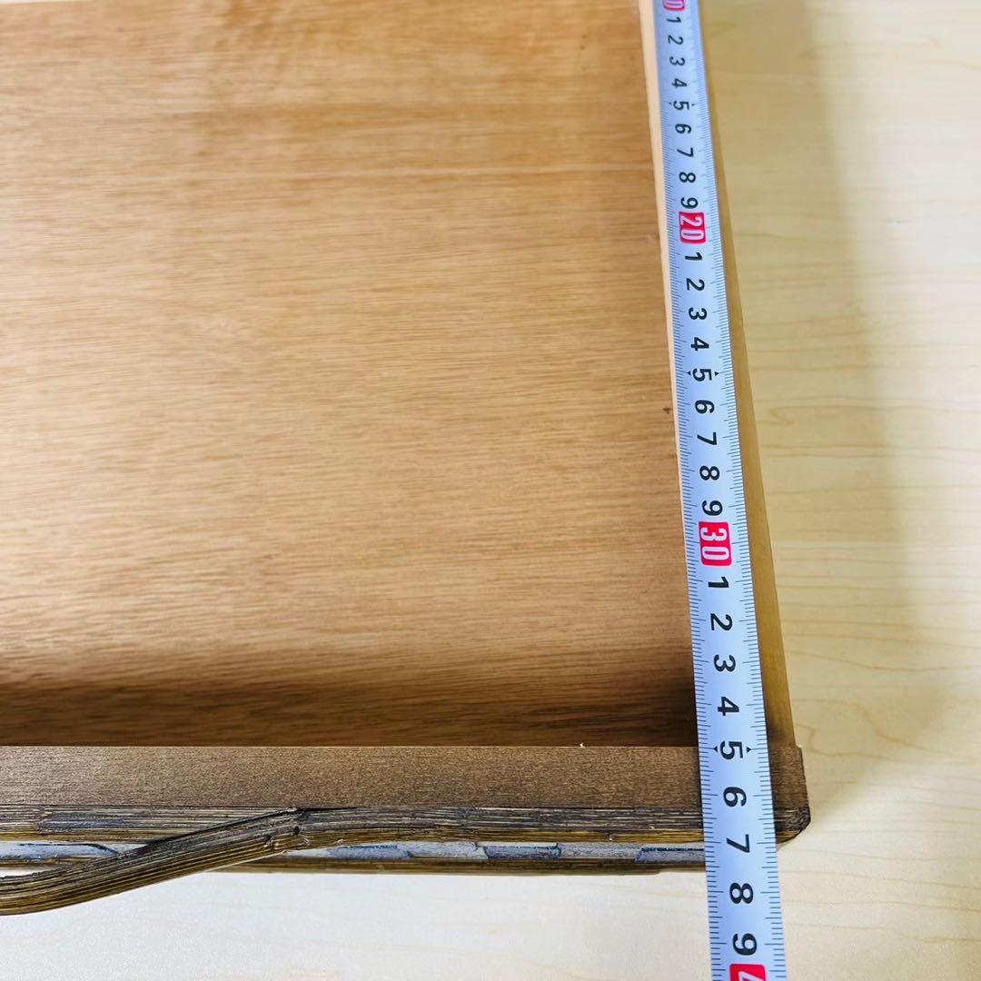 ラタン 籐家具 キャスター付き タイル 引き出し サイドテーブル サイドボード