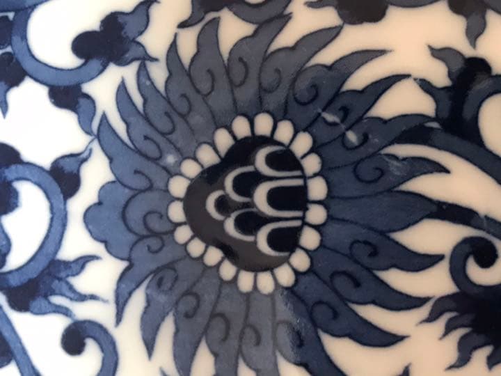 大明成化年製　染付花瓶　時代保証 絶品