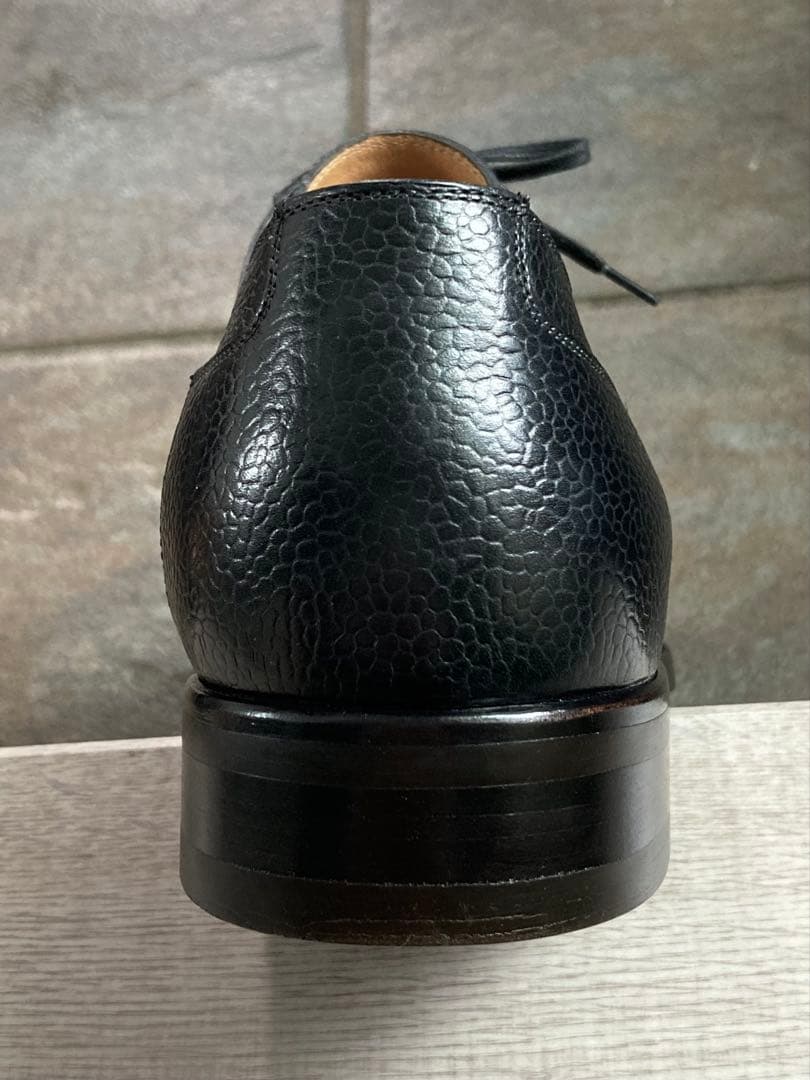 使用1回 Stefano Bemer 黒 エプロンダービー EU40.5 シボ革