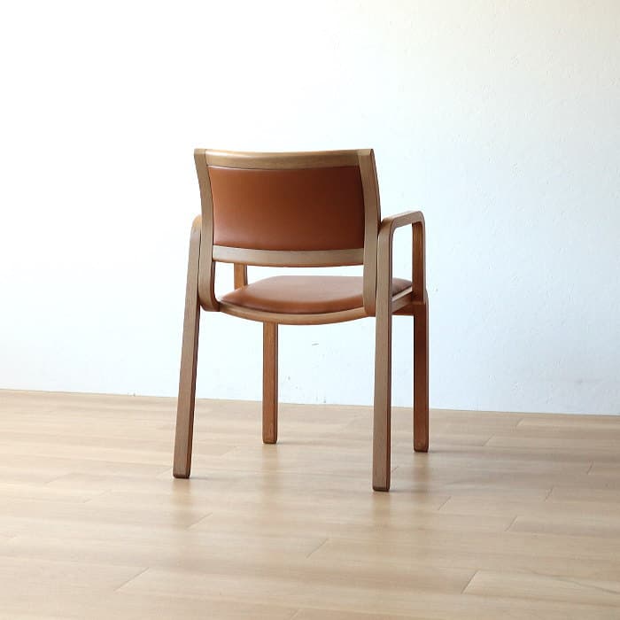 オールド Arflex アルフレックス NU アームチェア 木製