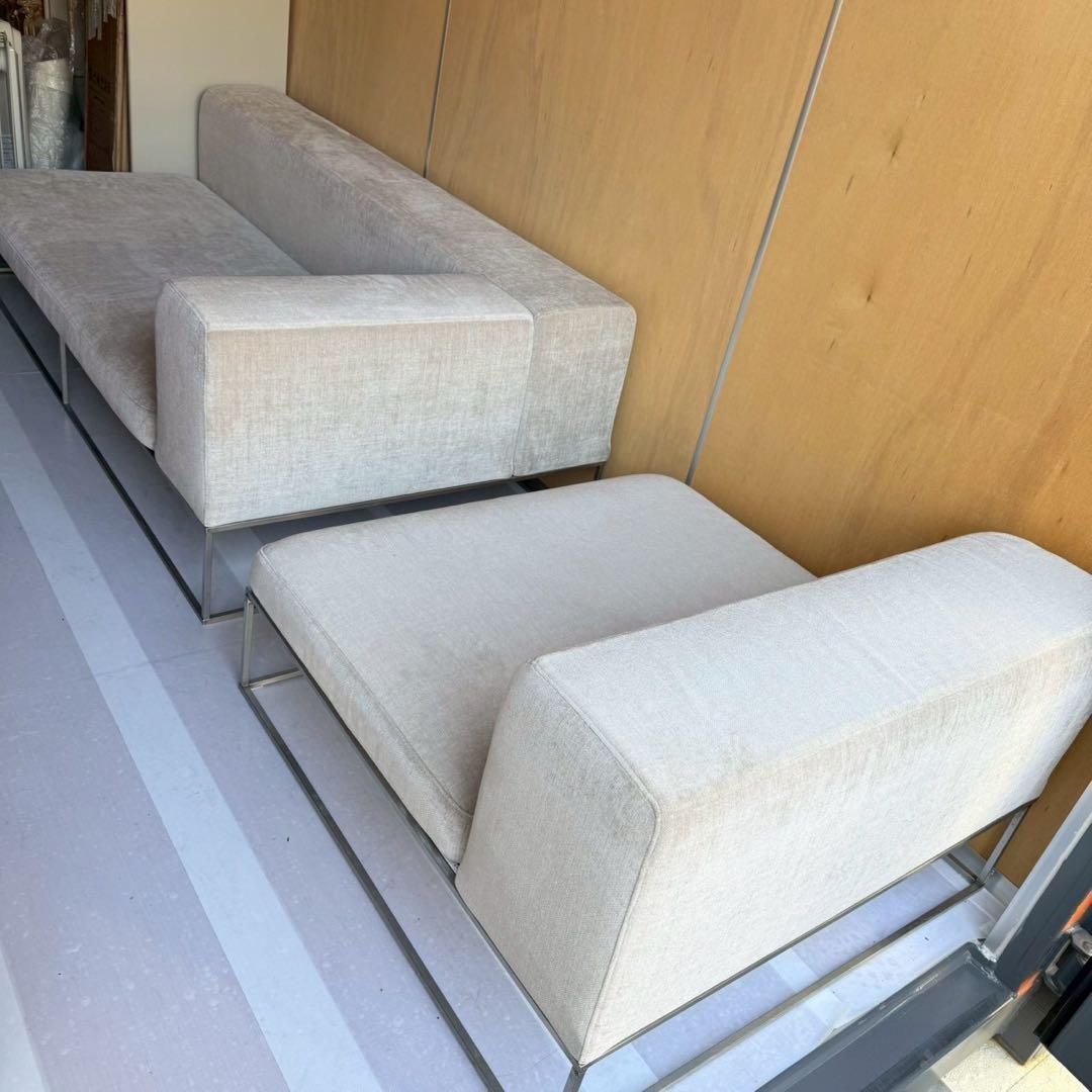 カッシーナ Cassina IXC 高級ソファ ベージュ 2〜3人掛け