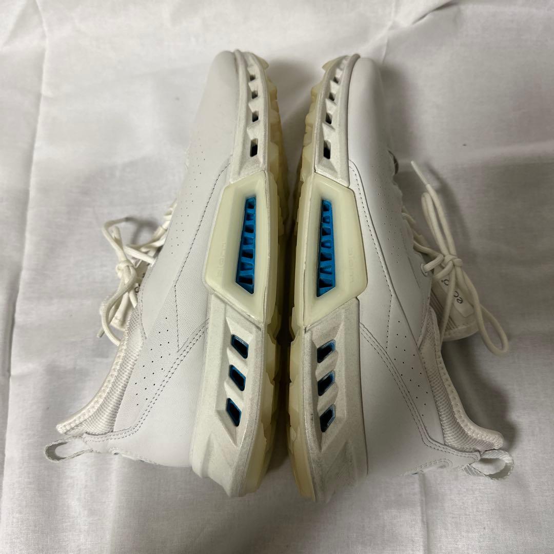 美品ECCOGolfBiomC4MenゴアテックスGore-Tex25cm