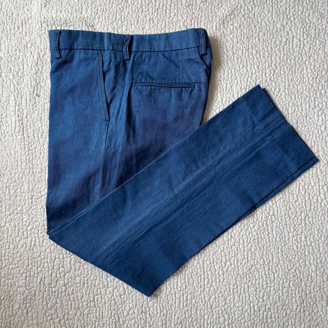 niuhans ニュアンス　セットアップ　スーツ シャンブレー　デニム