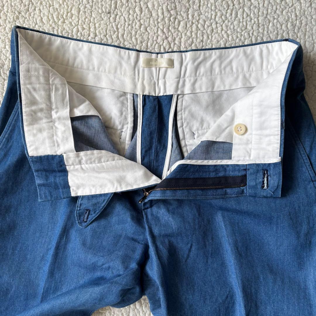 niuhans ニュアンス　セットアップ　スーツ シャンブレー　デニム