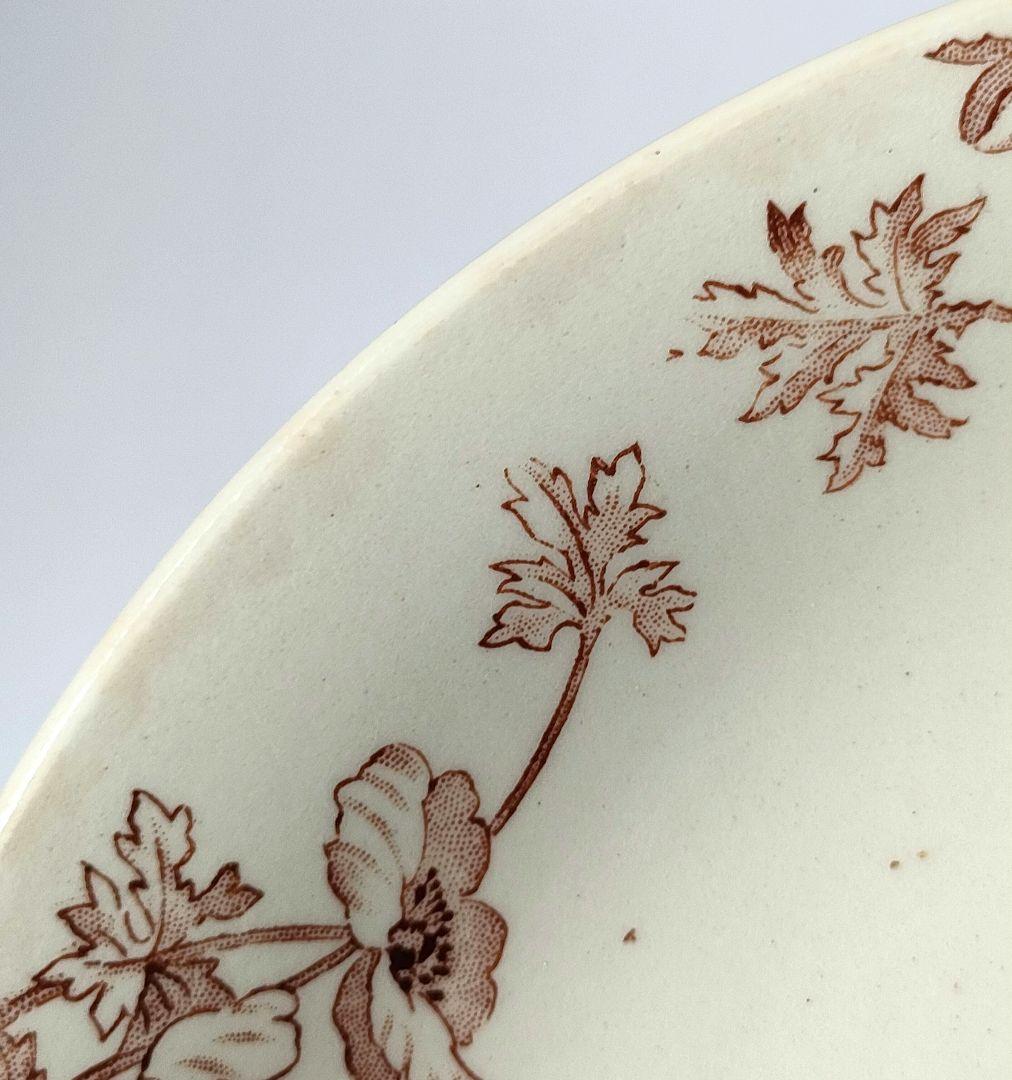 希少　美品　ジアン　アネモネ　コンポティエ　フランスアンティーク