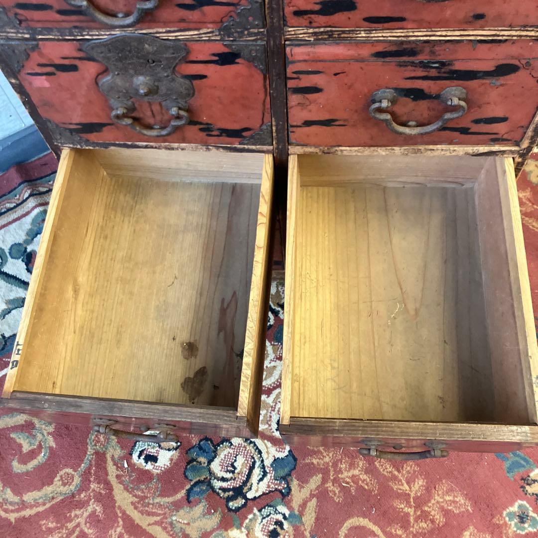 昭和レトロ 古家具 木製箪笥 薬箱 古道具 茶箪笥 ビンテージ ヴィンテージ