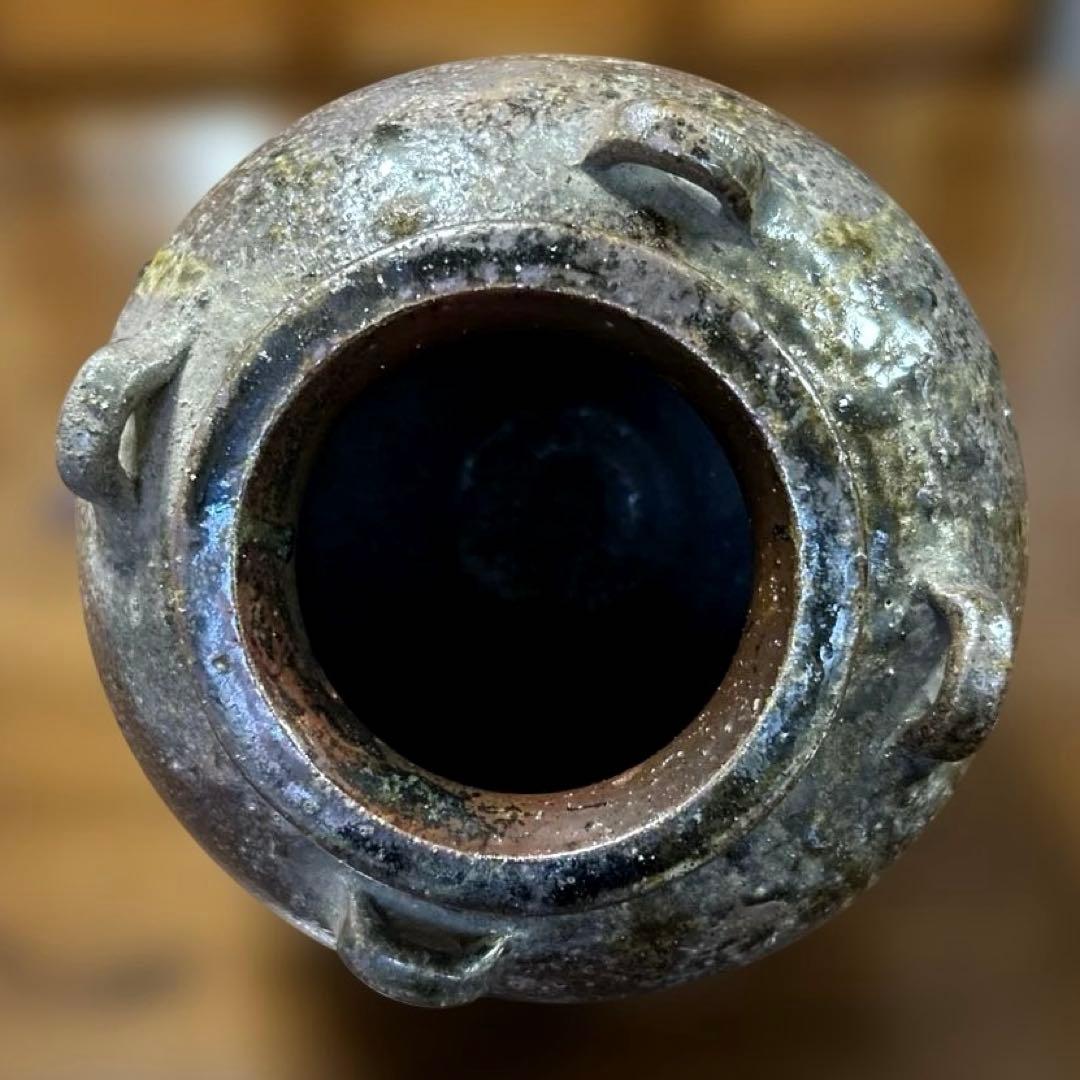 425【未使用美品】丹波立杭焼 花器 陶器 コレクション 伝統工芸 壺 甕