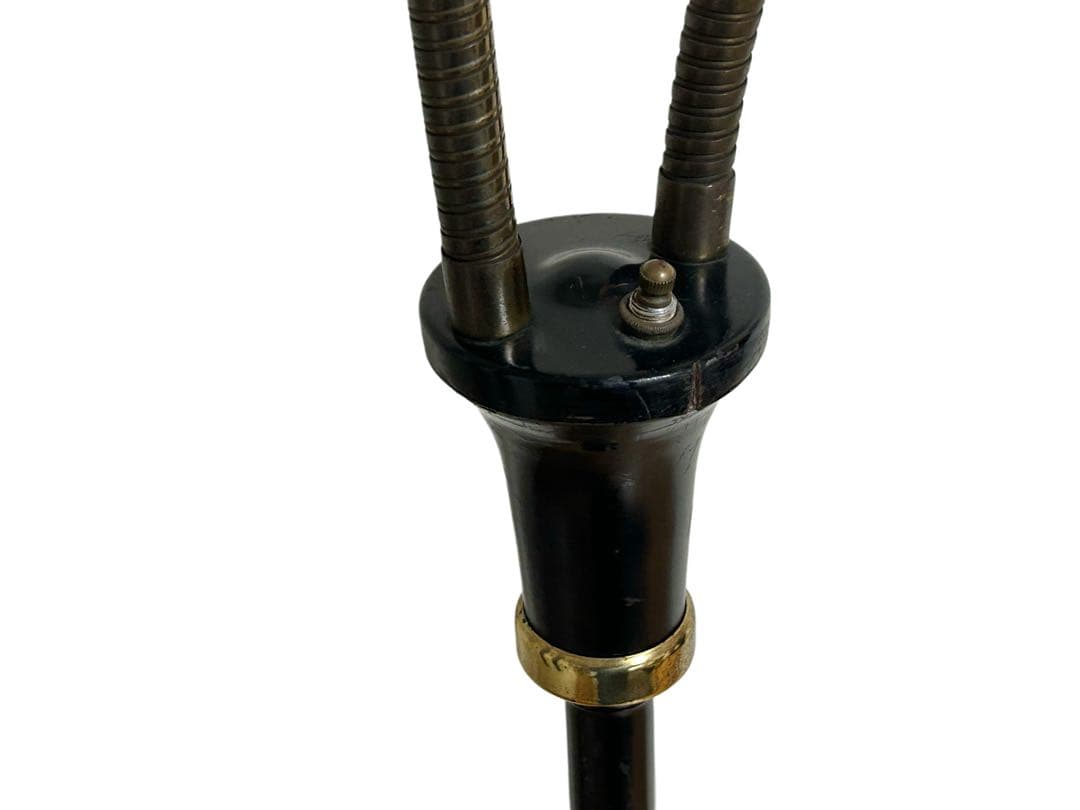 50s ビンテージ 2灯 ツインアーム グースネック フロアランプ ライト