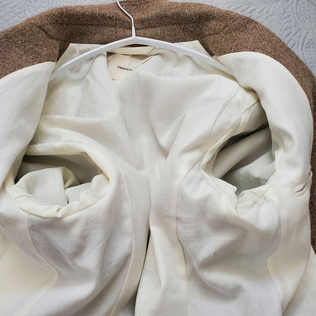 美品 TODAYFUL トゥデイフル カットオフウールジャケット アルパカ混 M