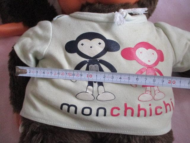 モンチッチぬいぐるみ２体 LOTTE☆Sekiguchi/赤いスタイ もんちっち