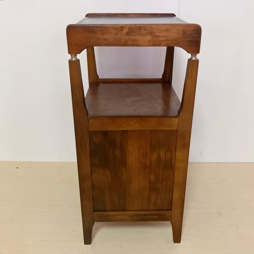 アンティーク　電話台　FAX台 木製　サイドテーブル　コンソールテーブル　飾り棚