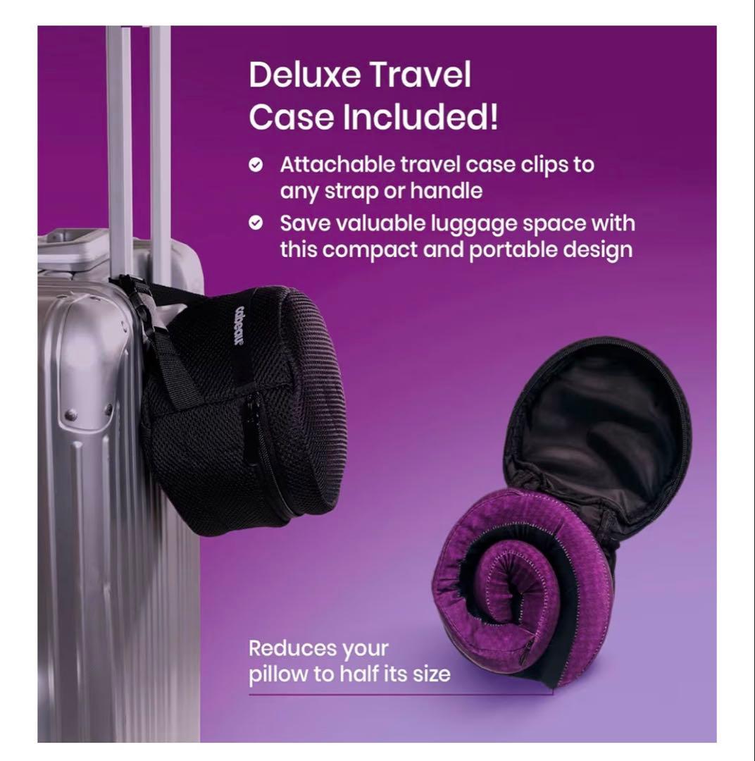 【新品未使用】Cabeau Evolution Cool ネックピロー 水色