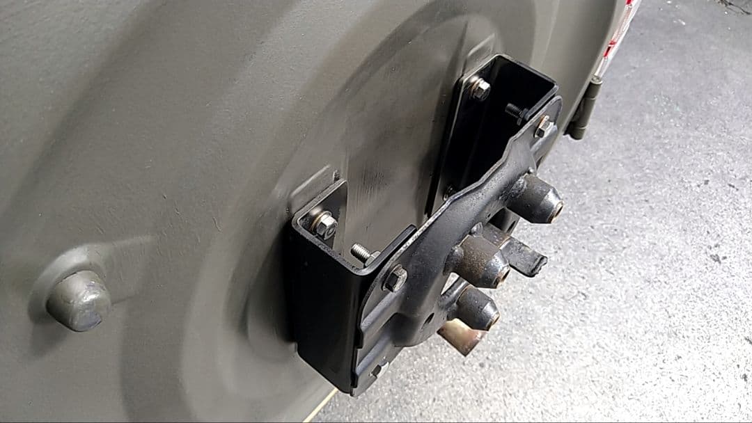 河　パジェロミニ　H56A リアバンパー　パイプバンパー