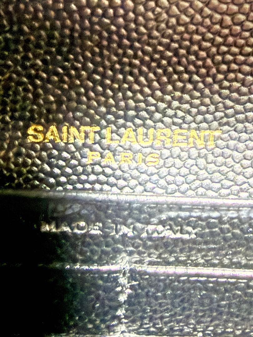 SAINT LAURENT ブラック長財布