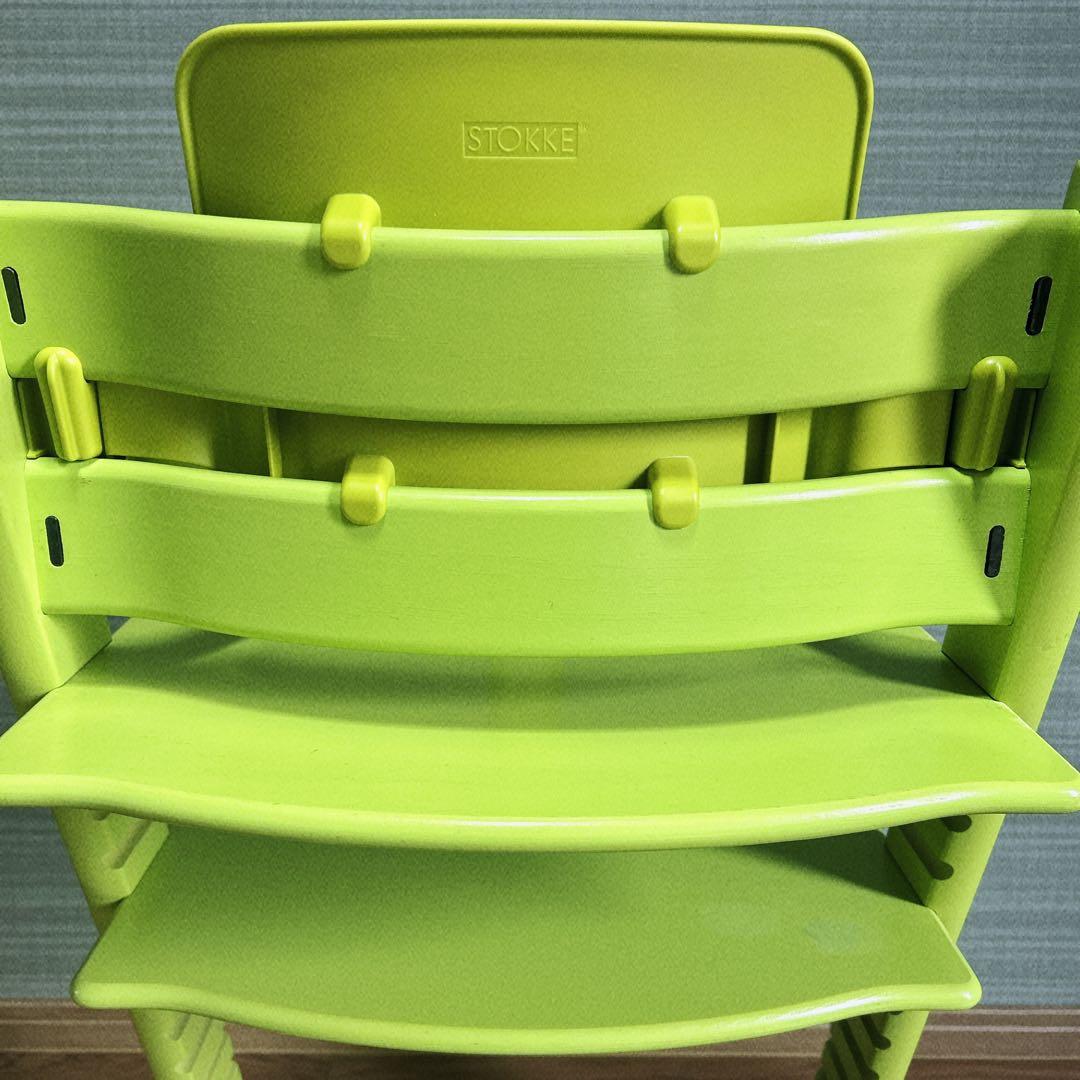 STOKKE トリップトラップ Green シリアルナンバー4 ベビーハイチェア