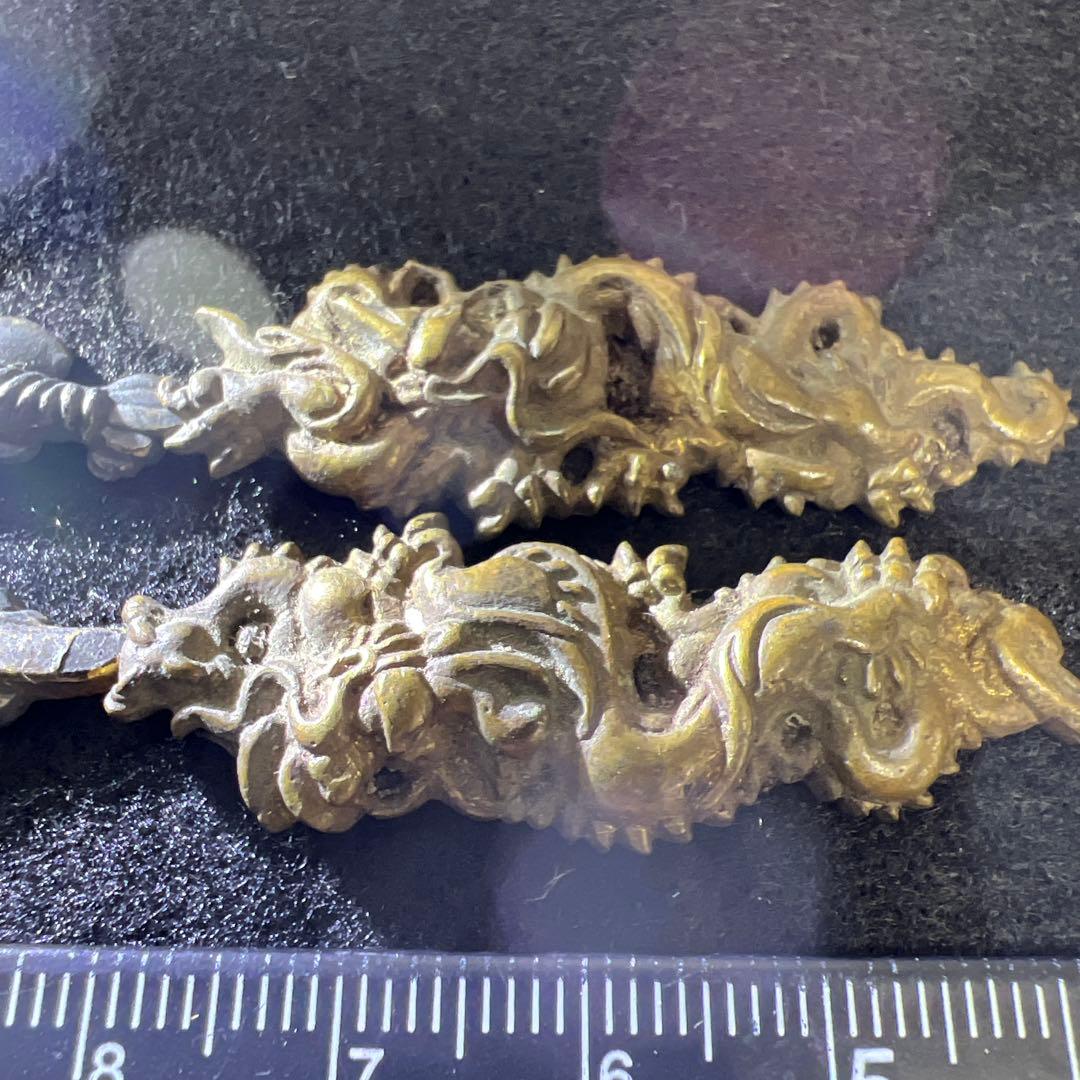 時代　金象嵌　刀装具8点　96g 東Y7-1226☆2Fトヒウ