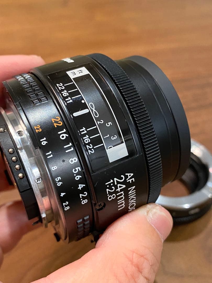 Nikon AF NIKKOR 24mm f/2.8 単焦点レンズ　動作品