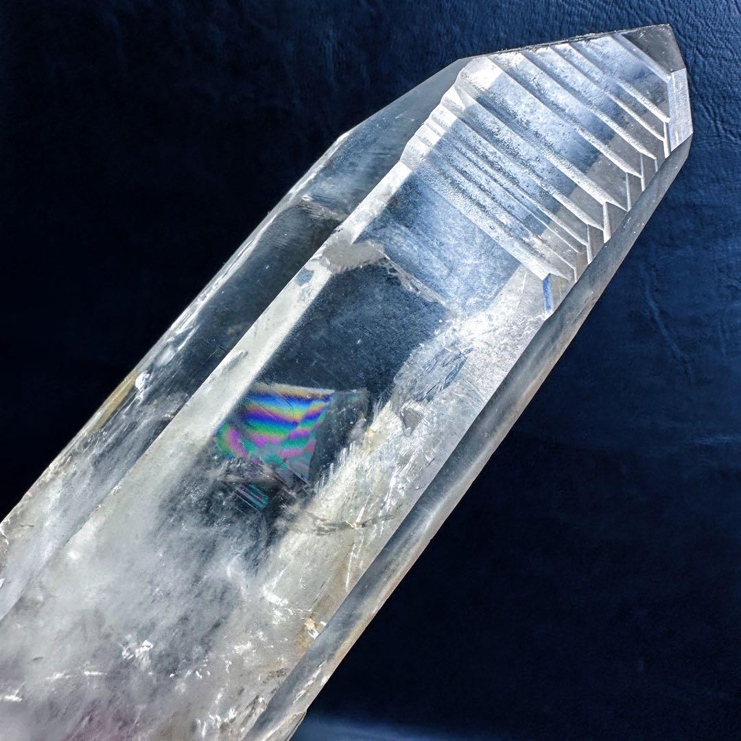 希少高透明度❗️マニカラン産レインボー☆ヒマラヤ水晶クラスター強いパワーA1443