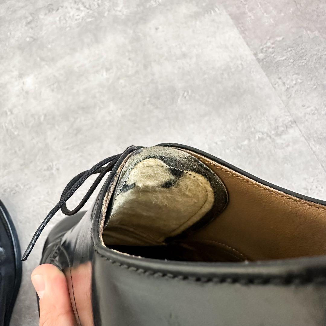 ヴィンテージ 1970's US NAVY ブラック レザー サービスシューズ