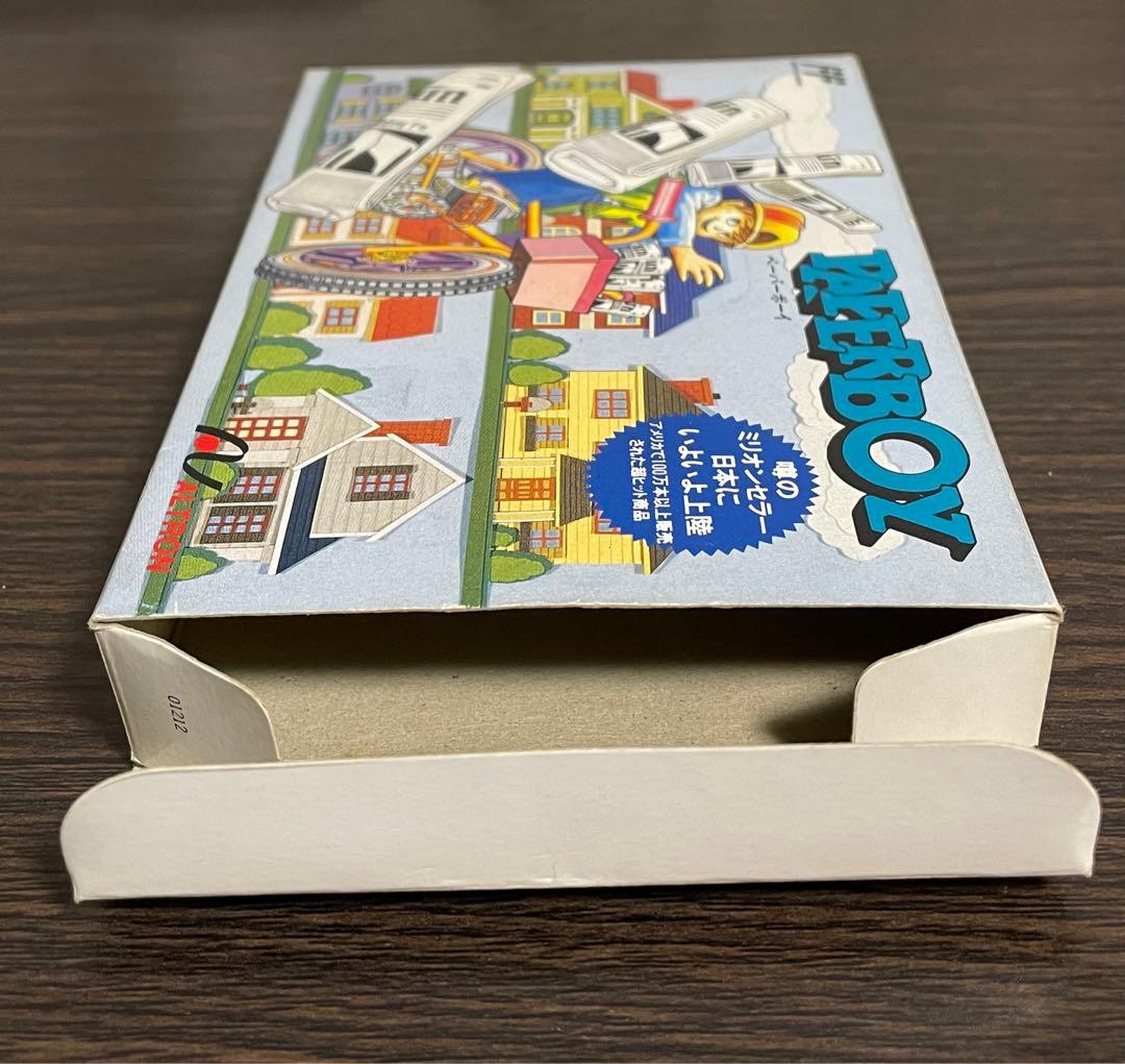 ファミコン　中古カセット　ペーパーボーイ　箱　説明書付き　PAPER BOY