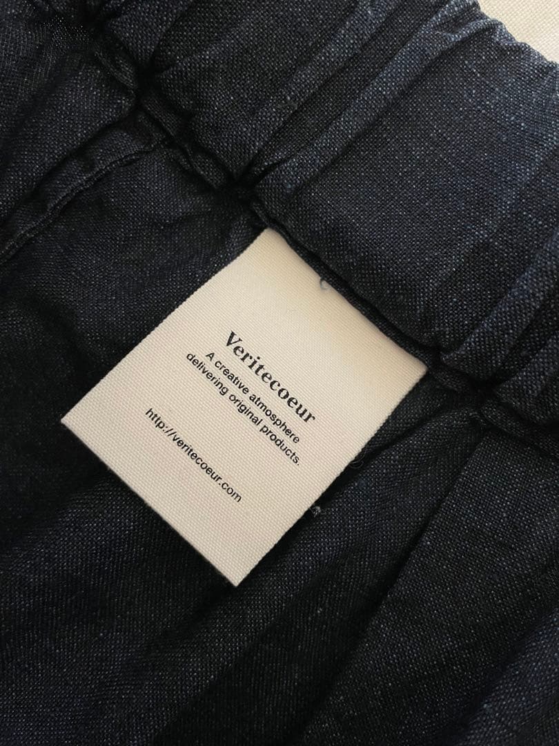 専用　Veritecoeur リネンパンツ　インディゴ