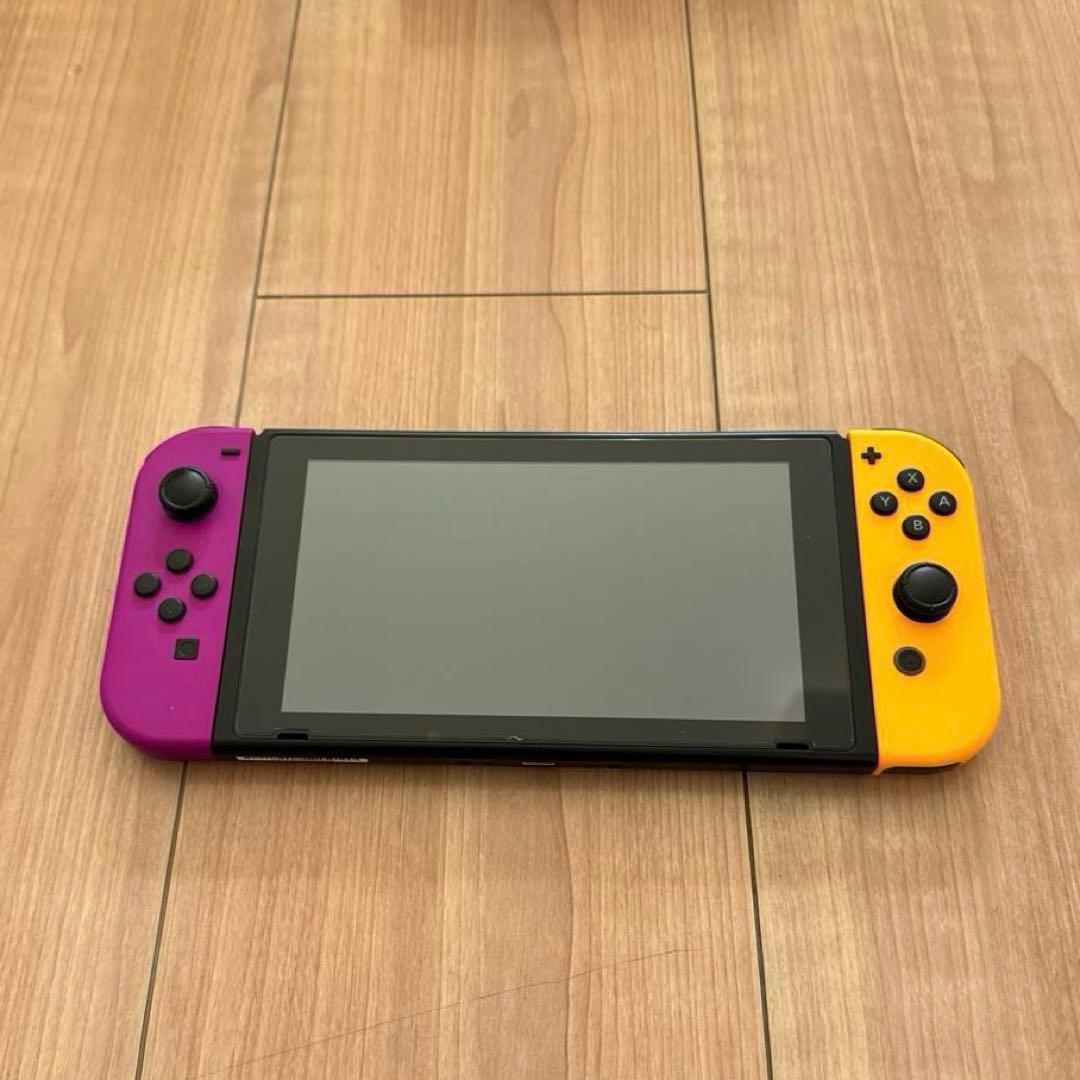 Nintendo Switch 本体 紫とオレンジのジョイコン