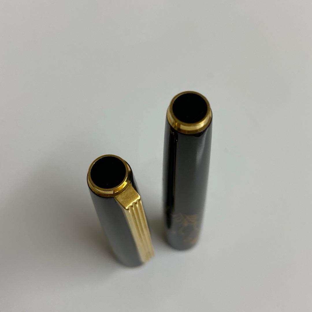 未使用　パイロット　万年筆　金色　花柄　750 18k 撫子　國光曾　ゴールド