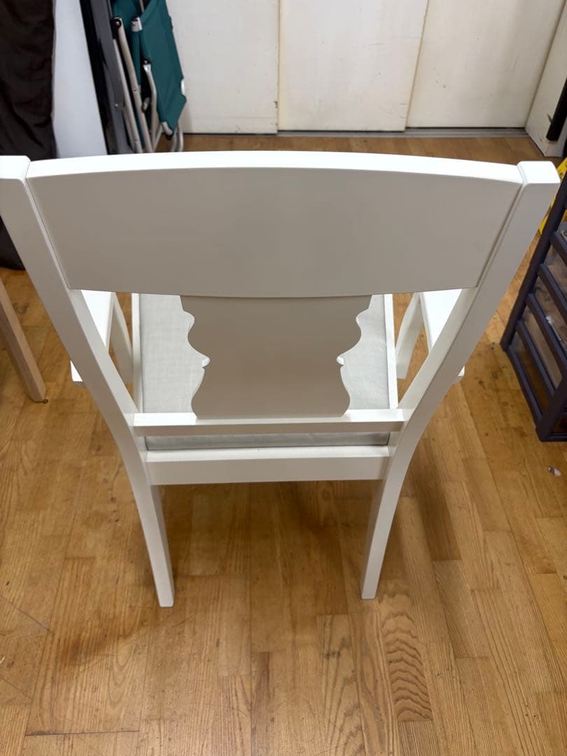 M051 IKEA ダイニング3点セット 幅1200〜1800mm