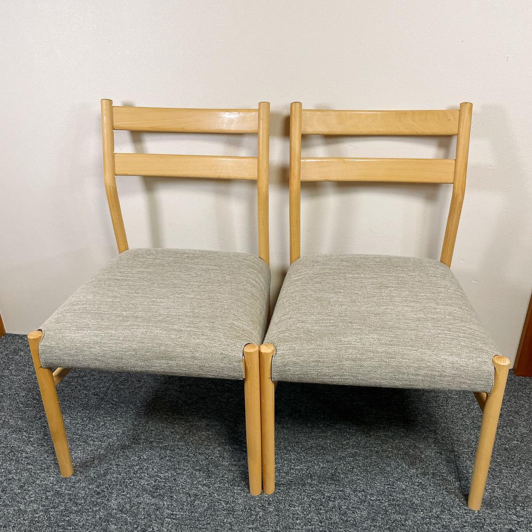 【美品】ニトリ C-34K ダイニングチェア 2脚セット