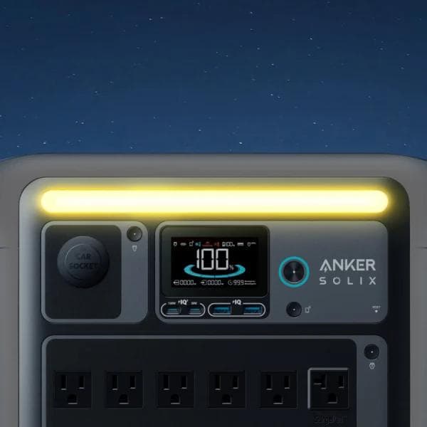 【新品】アンカー ポータブル電源 Anker Solix C1000 ブラック