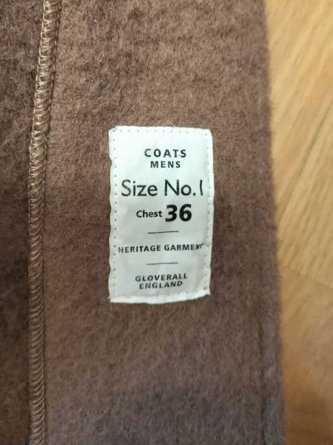 【美品】グローバーオール ダッフルコート モンティ キャメル 36 ミドル丈